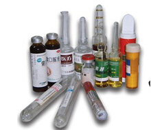 Stroj na vodorovné značenie liekoviek s automatickou korekčnou páskou na výšku štítka 20 - 90