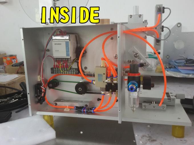 SUS304 Economy z nehrdzavejúcej ocele obojstranný štítkovací štítkovací stroj na označovanie fliaš