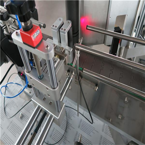 Štandardný automatický stroj na označovanie okrúhlych fliaš vpredu a vzadu