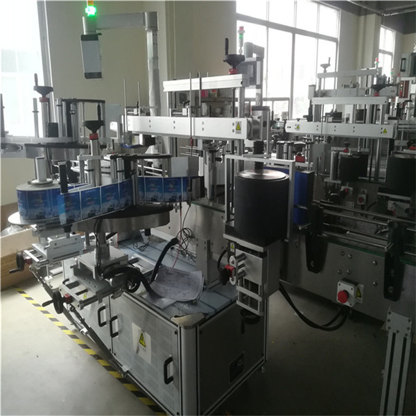 Samolepiaci etiketovací stroj na plastové fľaše pre domáce zvieratá, stroj na nanášanie etikiet na fľaše