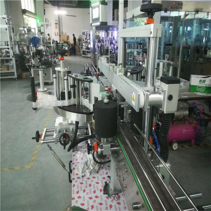 Štvorcový etiketovací stroj na fľaše, samolepiaci etiketovací stroj na šesťhranné a štvorcové nádoby