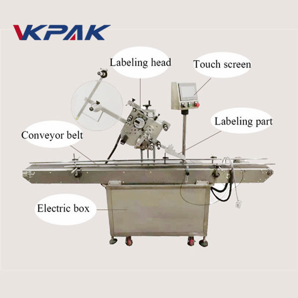 Elektrický automatický automatický aplikátor štítkov na ploché povrchy so zapaľovačom