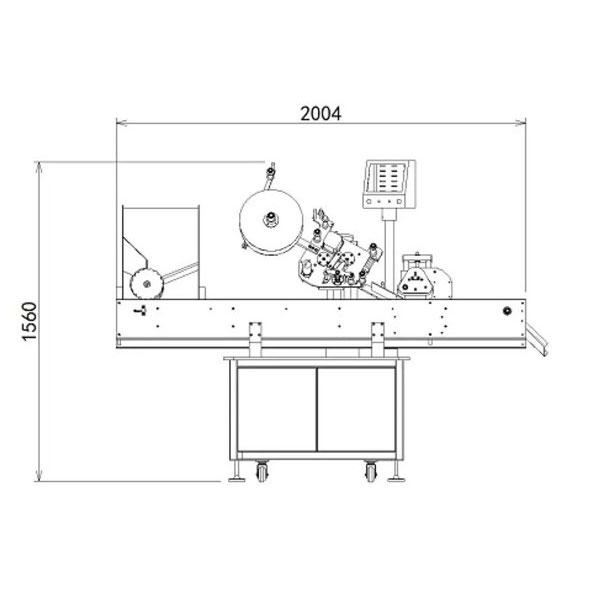 Vysokorýchlostný plne automatický stroj na označovanie liekoviek pre malé fľaše