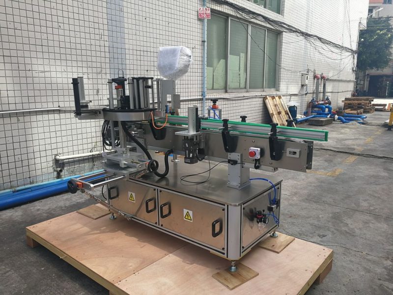 Čína samolepiaci automatický štítok na štítky na okrúhle fľaše dodávateľa kontroly PLC