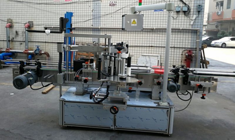 Čína obojstranná samolepka eliptická oválna fľaša s automatickým etiketovacím strojom 1200W dodávateľa