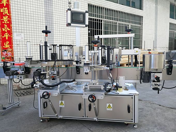 Obojstranný predný a zadný samolepiaci štítkovací stroj s dotykovou obrazovkou plne automatický